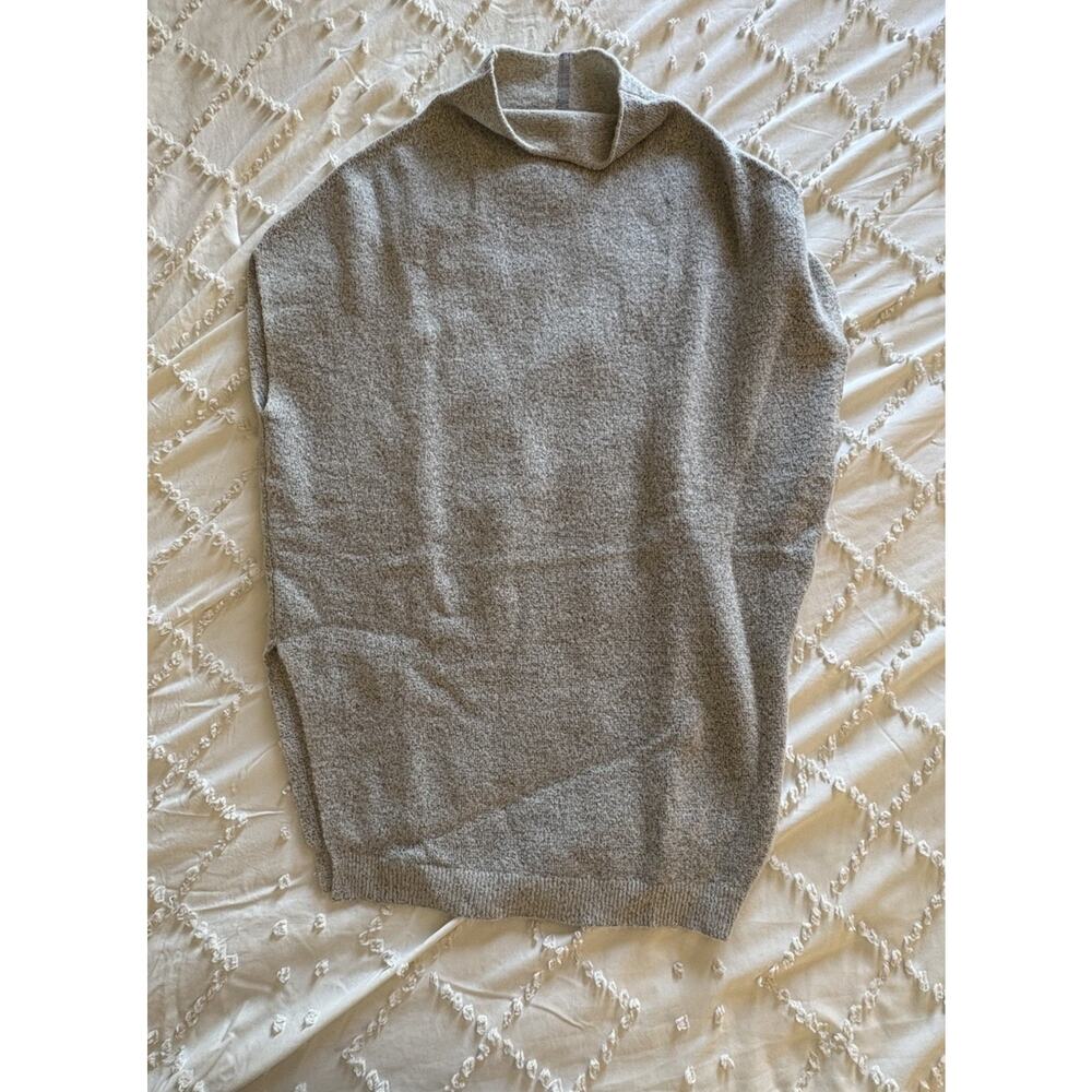 Brochu Walker Wool Alpaca Sleeveless Turtleneck Poncho Sweater XS